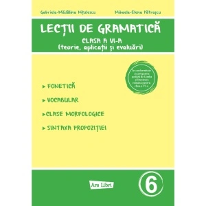 Lecții de gramatică - clasa a VI-a