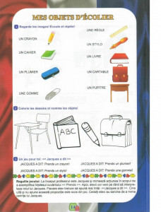 Limba franceză, Clasa pregătitoare - Img 6