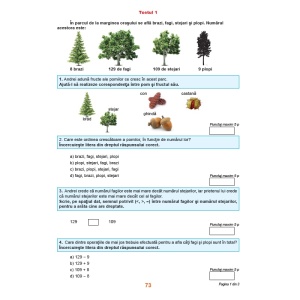 Teste de evaluare națională, Clasa a II-a - Exerciții în Limba Română, Matematică și explorarea mediului - Img 2