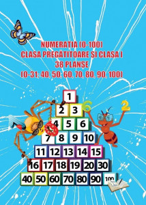 Numerația (0-100), Clasa pregătitoare și clasa I - 38 planșe CIFRE