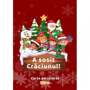 A sosit Crăciunul! Carte de colorat