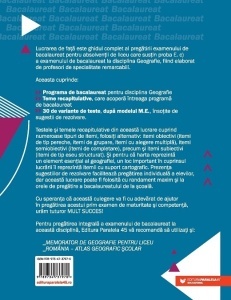 Geografie. Bacalaureat. Teme recapitulative. 30 de teste după modelul M.E. - Img 2