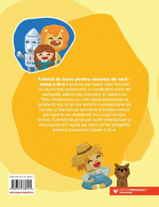 Poveste de vacanţă – La drum cu Vrăjitorul din Oz: caiet de lucru pentru vacanţa de vară: clasa a III-a - Img 2