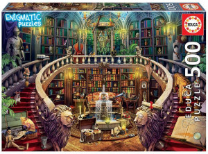 Puzzle 500 piese Enigmatic Antique Library. Puzzle 500 piese. .