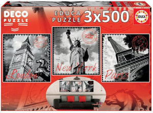 Puzzle Deco Big Cities. 3*500
