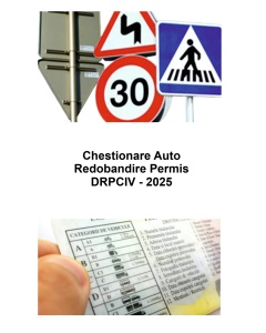 Chestionare Auto Redobandire Permis - DRPCIV 2025