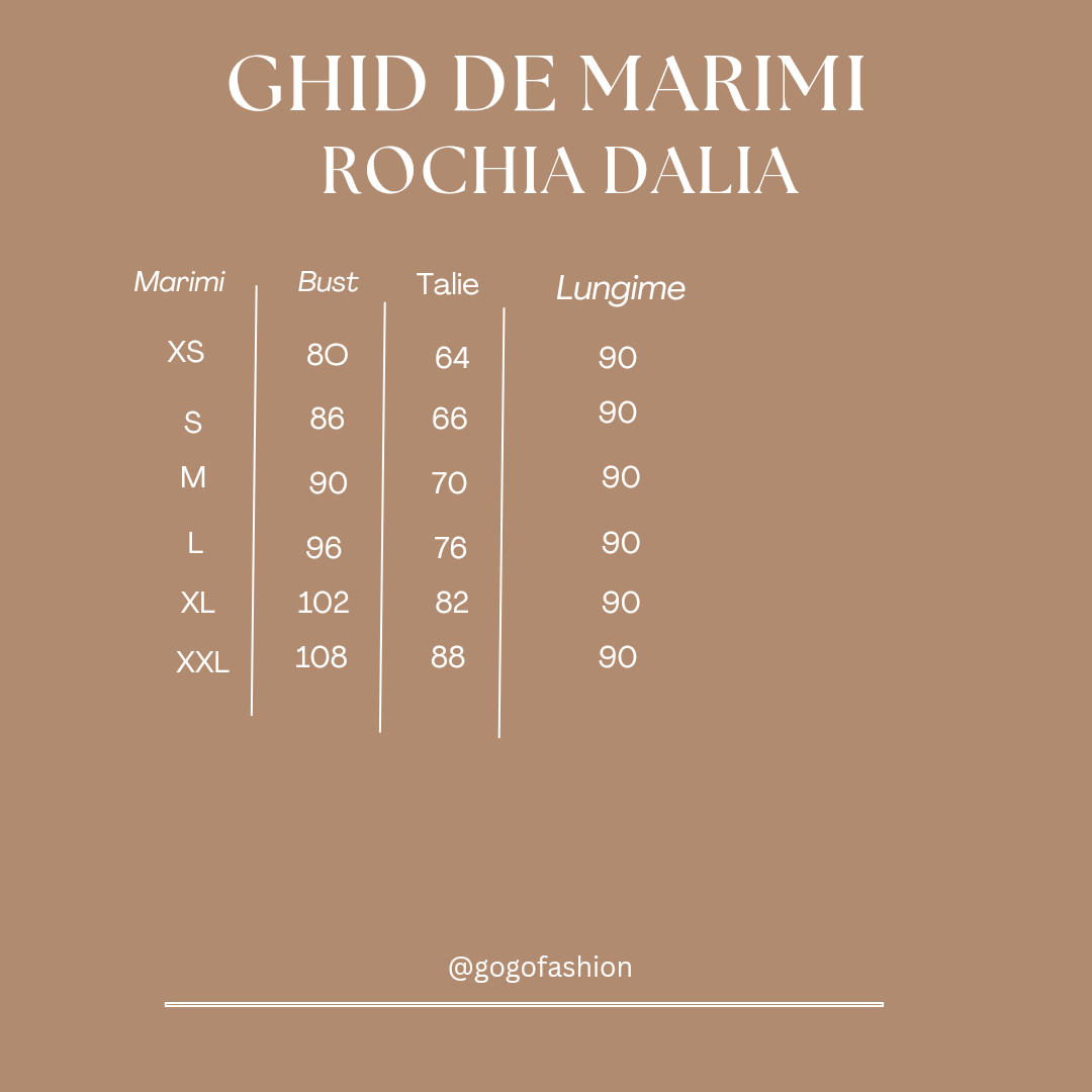Tabel rochie eleganta Dalia