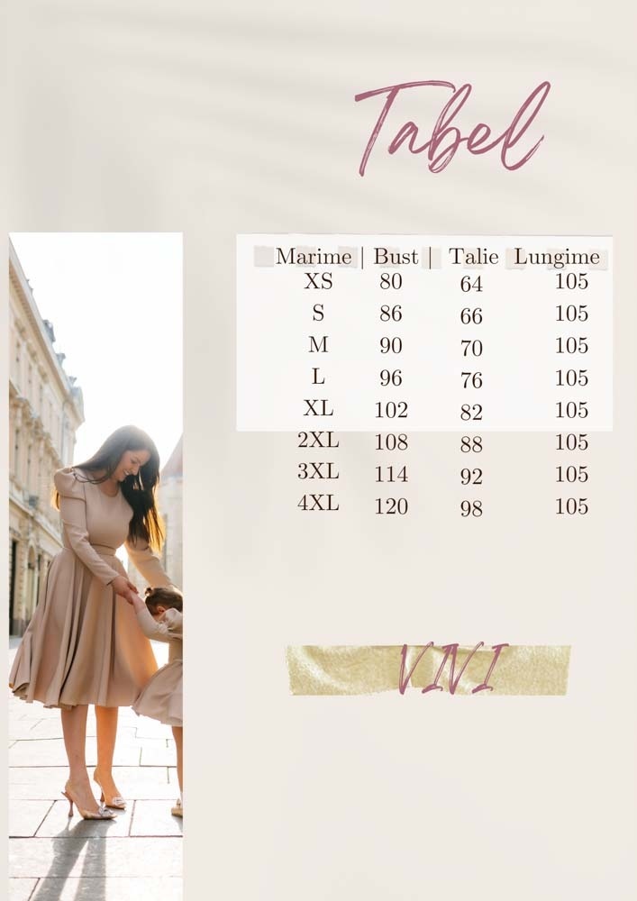 Tabel rochie eleganta Vivi