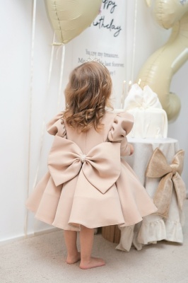 Rochie fetite bej