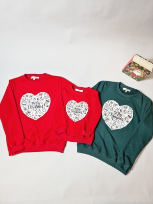 Set bluze de Craciun pentru familie Tata -Mama-Fetita - Img 2