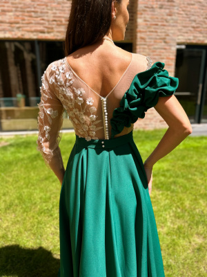 Rochie de ocazie verde smarald