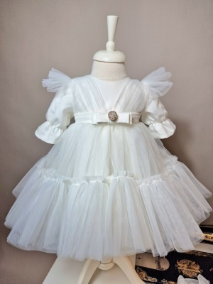 Rochie botez alba