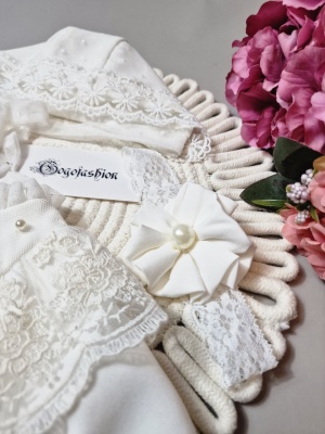 Trusou botez alb