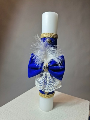 Lumanare de botez personalizata