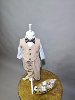 Costum botez din 4 piese - Victor