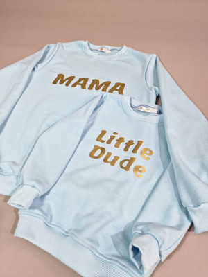 Set bluze mamă fiu Little Dude 1