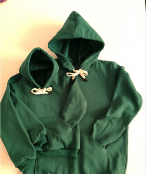 Set hanorace verde Precious