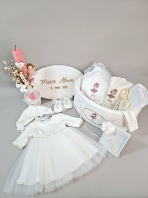 Trusou botez complet personalizat - Alexia