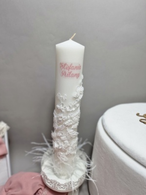 Trusou botez alb