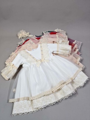 Rochie botez din dantela