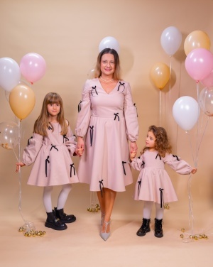 Set rochii mamă-fiică Amelia – Bumbac premium, eleganță și confort