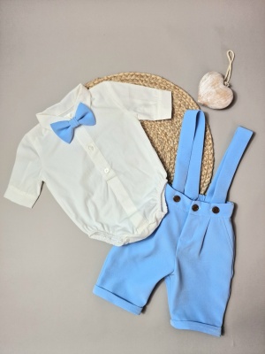Costumas de botez bej