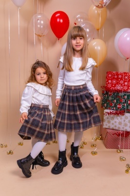 Fustă fete plisată
