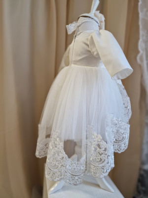 Rochie botez cu dantela