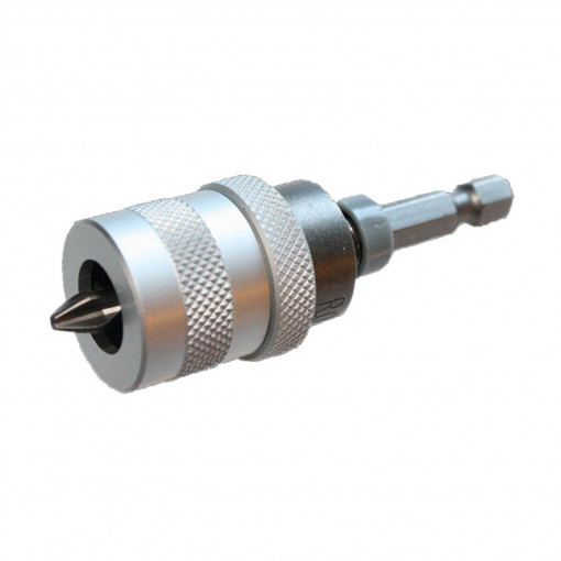adaptor 1/4 "x75mm + bit PH2x25 cu limitator pt rigips (blister)