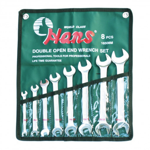 HANS set chei fixe duble drepte 8buc 6-22 16508M