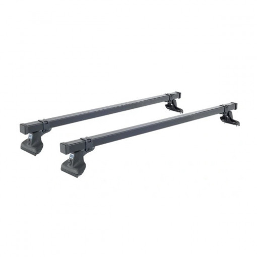 Sistem de 2 bare transversale otel CRUZ 923-010 Cargo Xpro SF125 pentru Ford Connect II Transit L1/L2/Van (fixpoint) (2013-->) cu puncte fixe