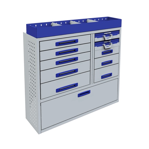 Sistem mobilier modular Provan VCPL-125-018-1 pentru PEUGEOT Bipper 2008-2017, ampatament L1 (2513 mm), inaltime H1 (1721 mm)