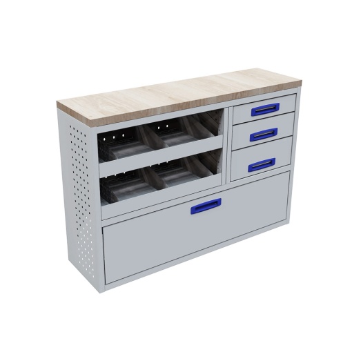 Sistem mobilier modular Provan VCPL-125-030-1 pentru RENAULT Kangoo 2008-2021, ampatament L1 (2697 mm), inaltime H1 (1816 mm)