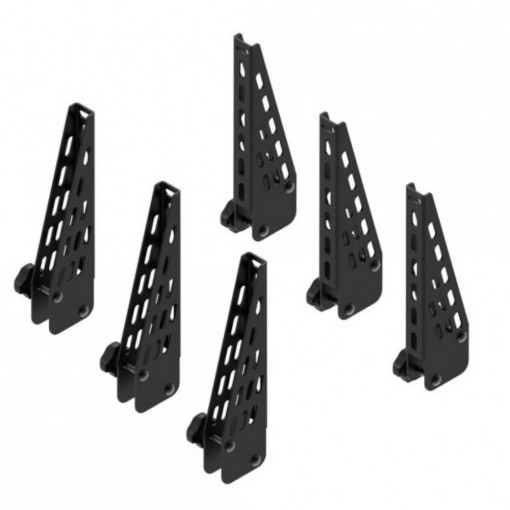 Set de 6 opritori laterale de 18 cm pentru grilajele CRUZ Evo Rack