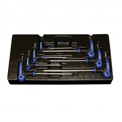 Set de chei locas Torx-TH cu gaură cu maner HANS 7buc TH10-TH40 TTK-19 in cutie plasti