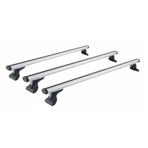 Sistem de 3 bare transversale aluminiu CRUZ 924-072 Alu Cargo AF3-118 pentru Nissan Townstar (rear doors) (2021-->) cu puncte fixe