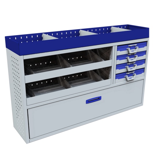 Sistem mobilier modular Provan VCPL-150-003-1 pentru VAUXHALL Combo 2018, ampatament L2 (2975 mm), inaltime H1 (1817 mm)