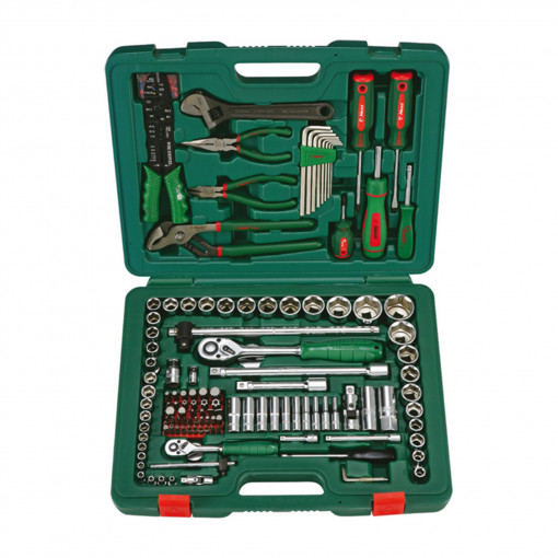 HANS 1/4 "+ 1/2" trusa scule 158 buc. TK-158