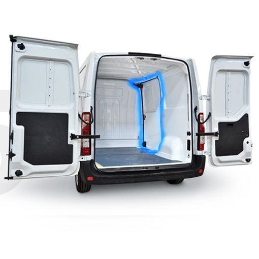 Usa glisanta dreapta din ABS pentru IVECO DAILY S-C 2014- , Ampatament: 3520(L2), dimensiuni compartiment incarcare: 3130x1900(H2), Cu usa glisanta pe ambele parti