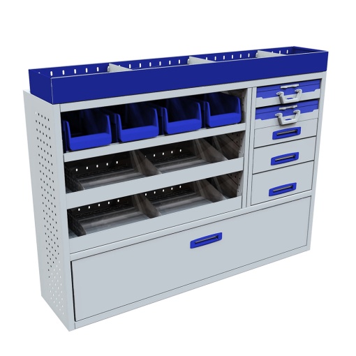 Sistem mobilier modular Provan VCPL-150-015-1 pentru VAUXHALL Combo 2018, ampatament L2 (2975 mm), inaltime H1 (1817 mm)