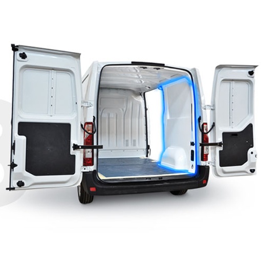 Perete dreapta din ABS pentru FORD TRANSIT RWD/AWD 2014- , Ampatament: 3300(L2), dimensiuni compartiment incarcare: 3044x2025(H3), Cu usa glisanta pe ambele parti