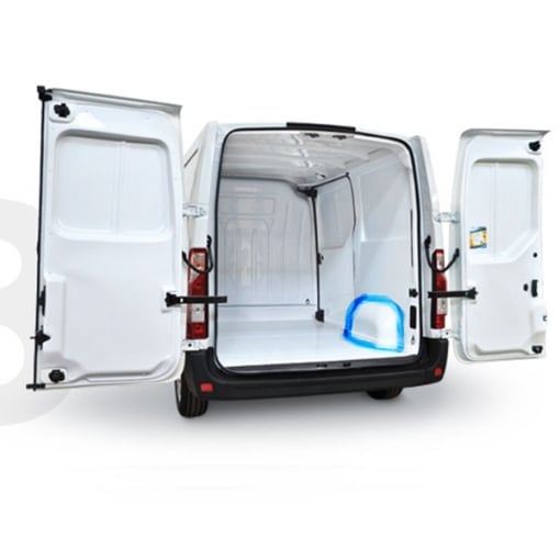 Acoperitoare arcuri roti din ABS pentru MERCEDES SPRINTER RWD 2018- , Ampatament: 4325 LONG, dimensiuni compartiment incarcare: 4307x2243(H3), Cu usa glisanta pe ambele parti