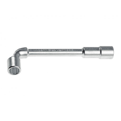 Cheie pipa cu dublu si simplu hexagon, SH+DH, H: 22 mm D: 10 mm B: 7 mm L: 105 mm