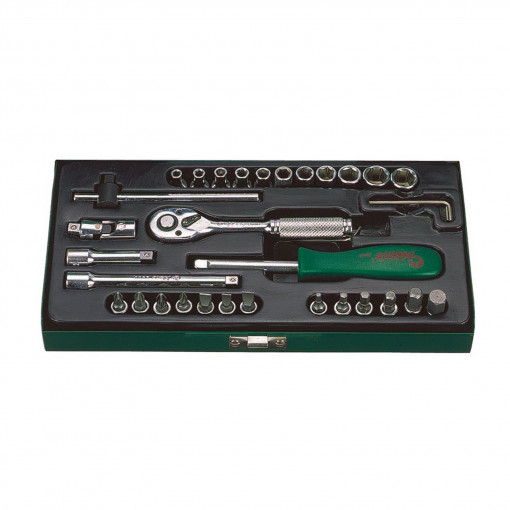 HANS 1/4 "set chei tubulare si accesorii 33buc 2633M