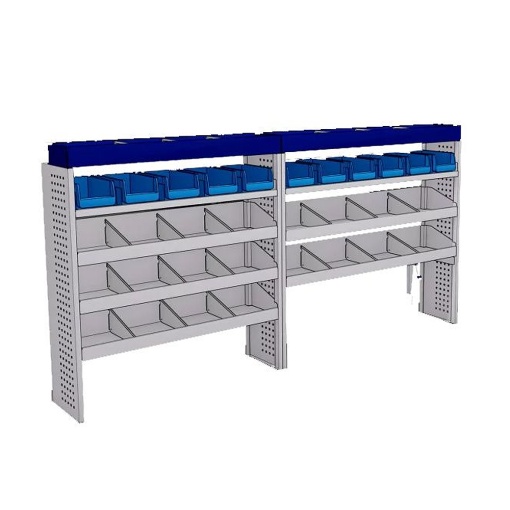 Sistem mobilier modular Provan LVOS-2001-1 pentru VAUXHALL Movano 2021, ampatament L4 (4035 mm), inaltime H3 (2760 mm)
