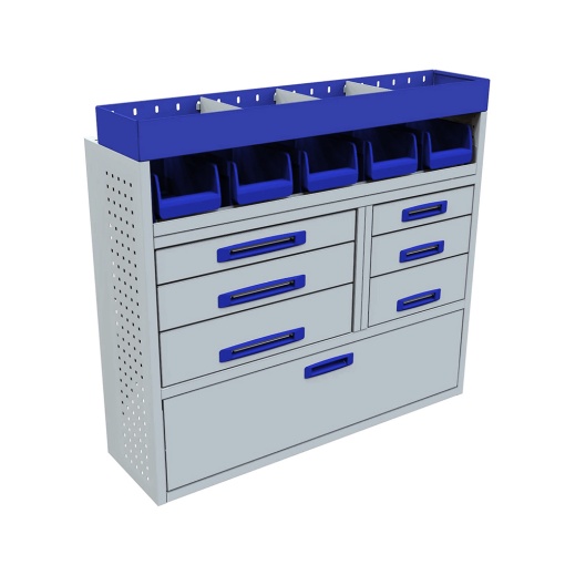 Sistem mobilier modular Provan VCPL-125-012-1 pentru PEUGEOT Bipper 2008-2017, ampatament L1 (2513 mm), inaltime H1 (1721 mm)