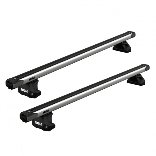 Bare transversale Thule Evo Fixpoint Slidebar pentru VOLKSWAGEN Caddy Life 5 usi MPV, model 2016 - 2020 ,Sistem cu prindere in puncte fixe