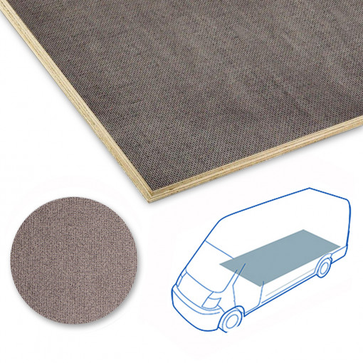 Podea Kore KoskiDeck granite de 9 mm pentru Volkswagen T6.1 15 3400 double floor (installation height 270 mm) L2 model 2019 - prezent, cu tractiune fata, usi culisante pe ambele parti, greutate 28.2 kg