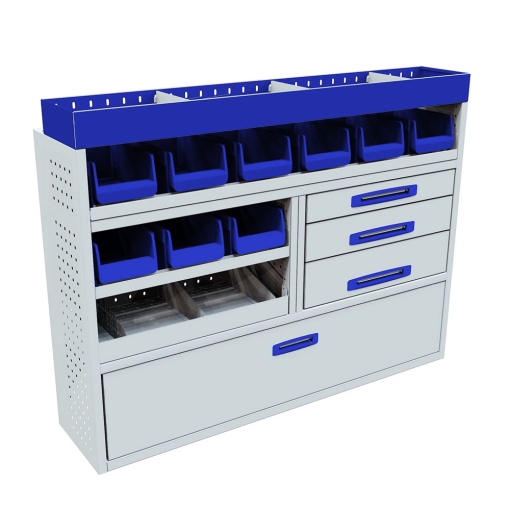 Sistem mobilier modular Provan VCPL-150-010-1 pentru VAUXHALL Combo 2018, ampatament L2 (2975 mm), inaltime H1 (1817 mm)