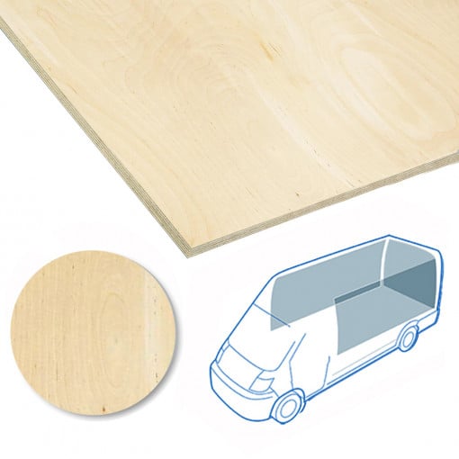 Capitonaj pereti KoskiStandard de 4 mm pentru Volkswagen Crafter (upper parts) L3H3 model 2017 - prezent, cu tractiune fata si usi culisante pe partea dreapta, suprafata de 7.17 mp, 9buc/kit